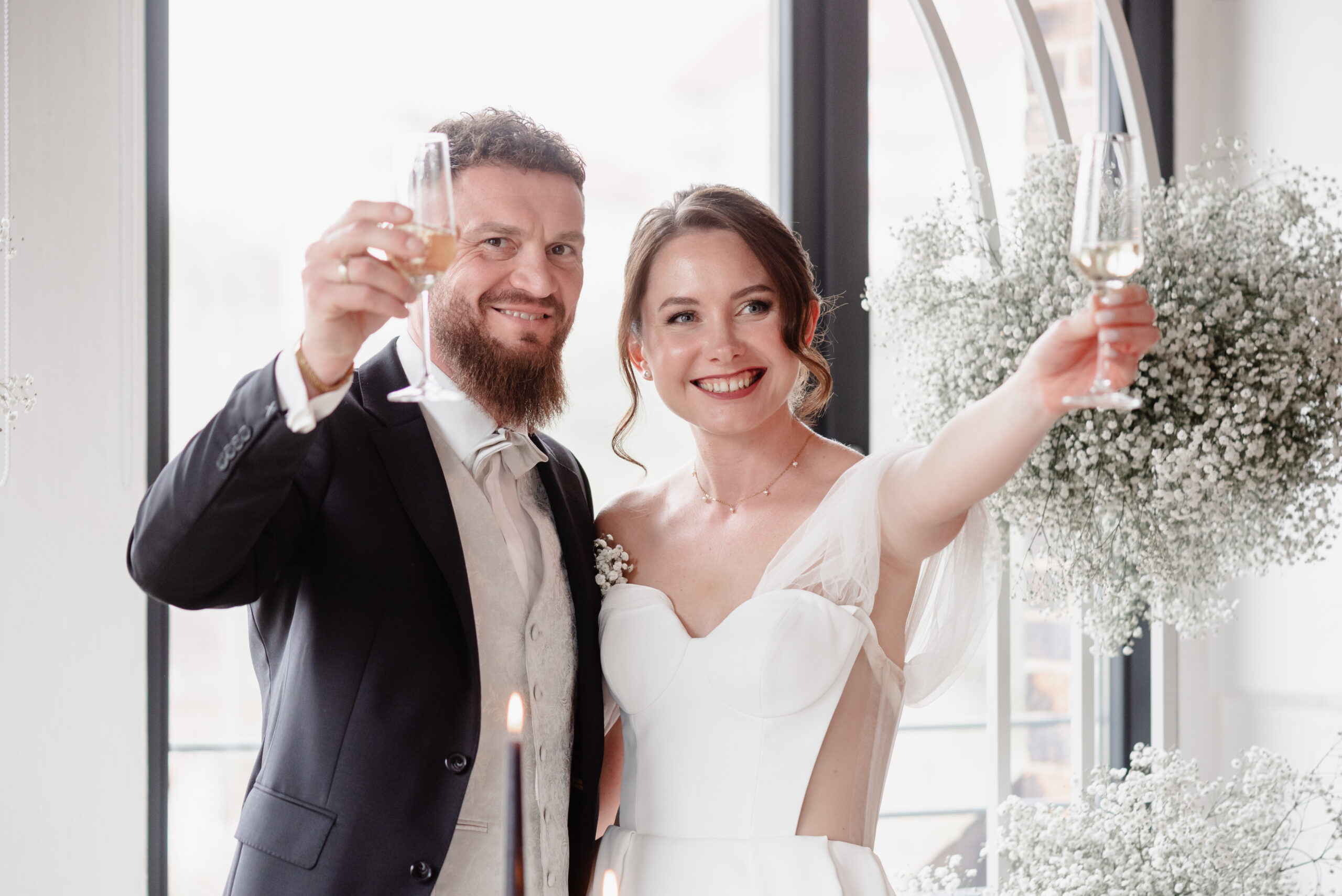 Entspanntes Brautpaar, Hochzeit Luxemburg, Wedding Day Manager