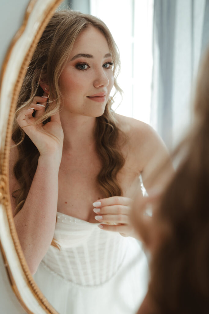 getting ready braut schloss falkenhorst hochzeit saarland styling